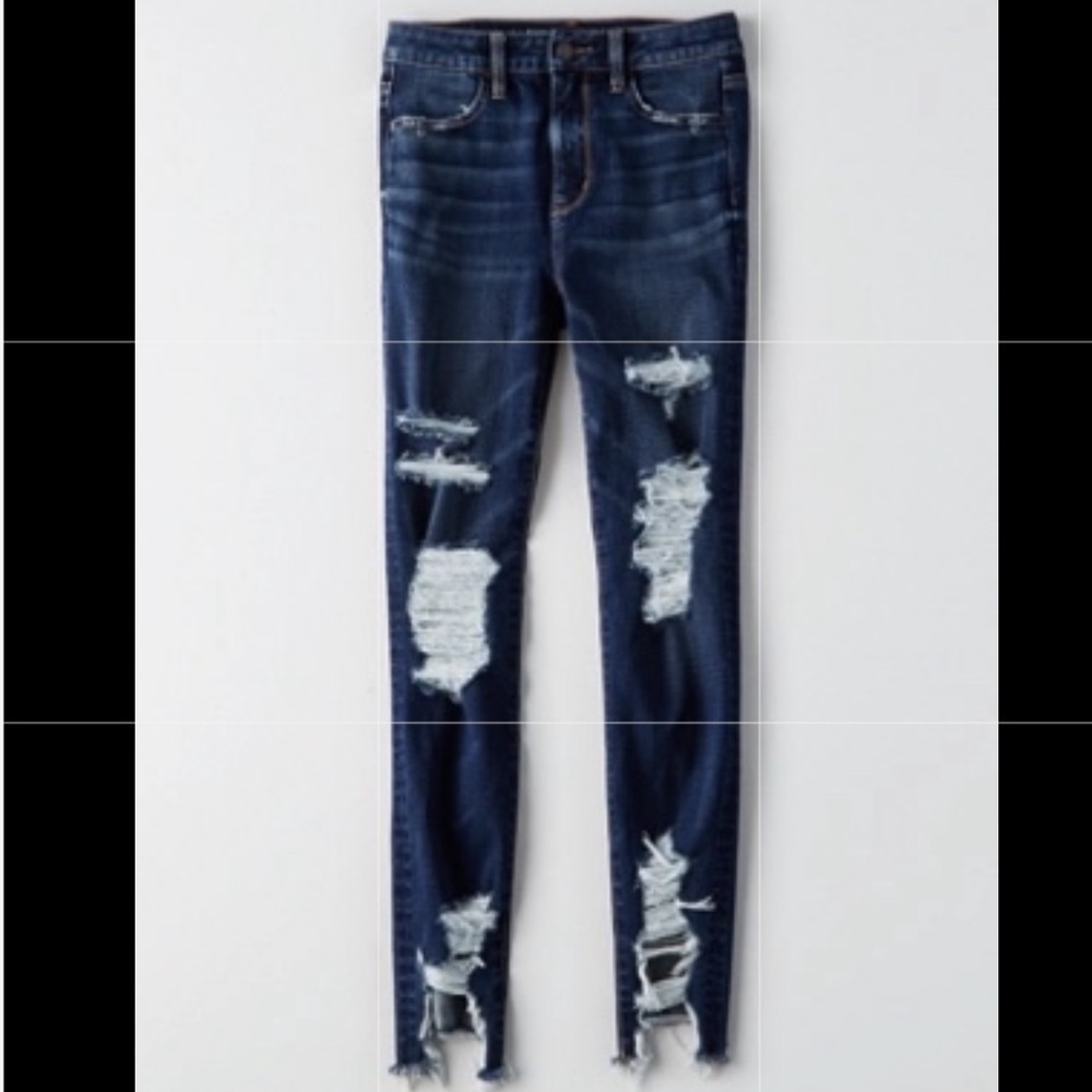 NWT AE Super High Waisted Jegging